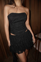 Corset Encaje Negro