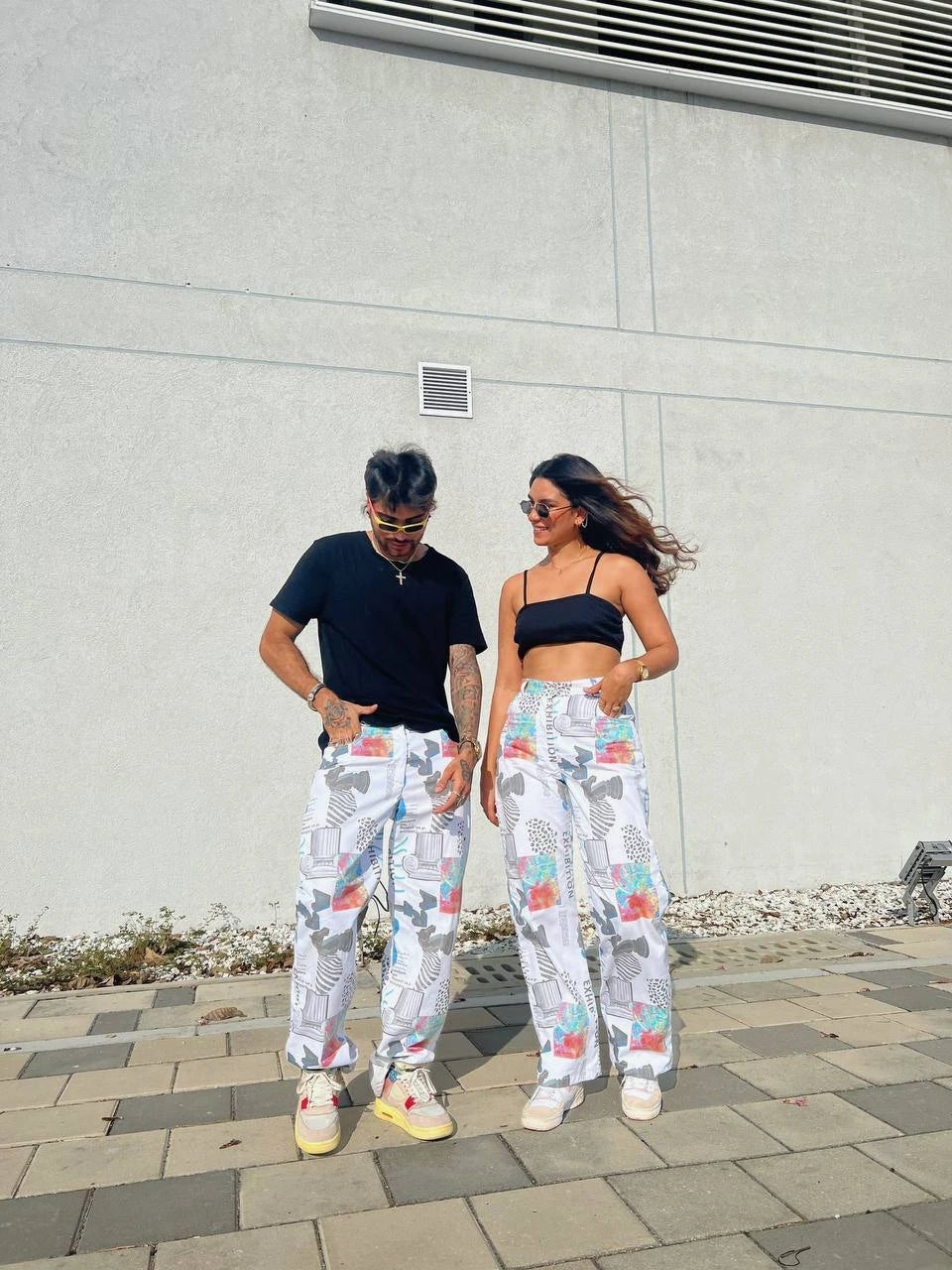Pantalon Print Griego