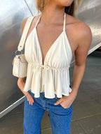 Blusa Blanca Pañuelo