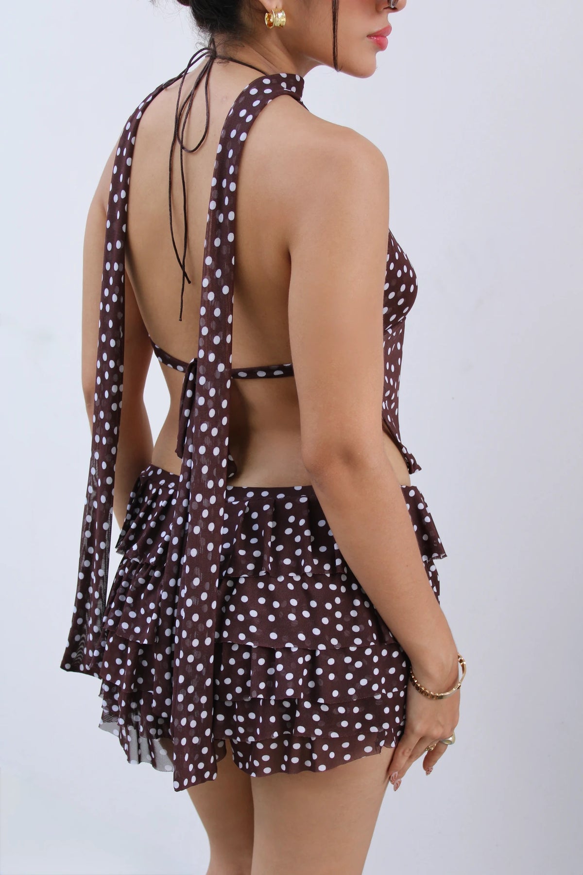 Blusa Polka Dots Cafe