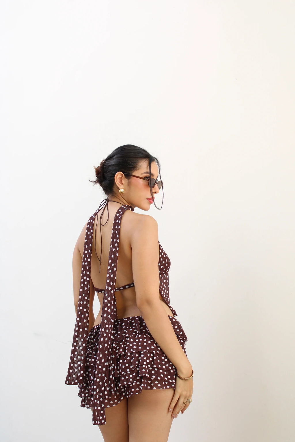 Blusa Polka Dots Cafe