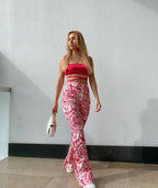 Pantalon Ondas Fucsia