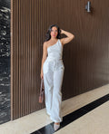 Pantalon Lino Blanco