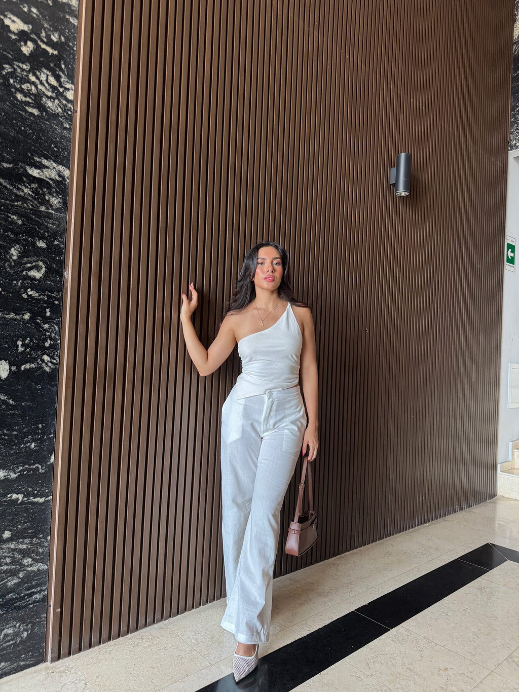 Pantalon Lino Blanco
