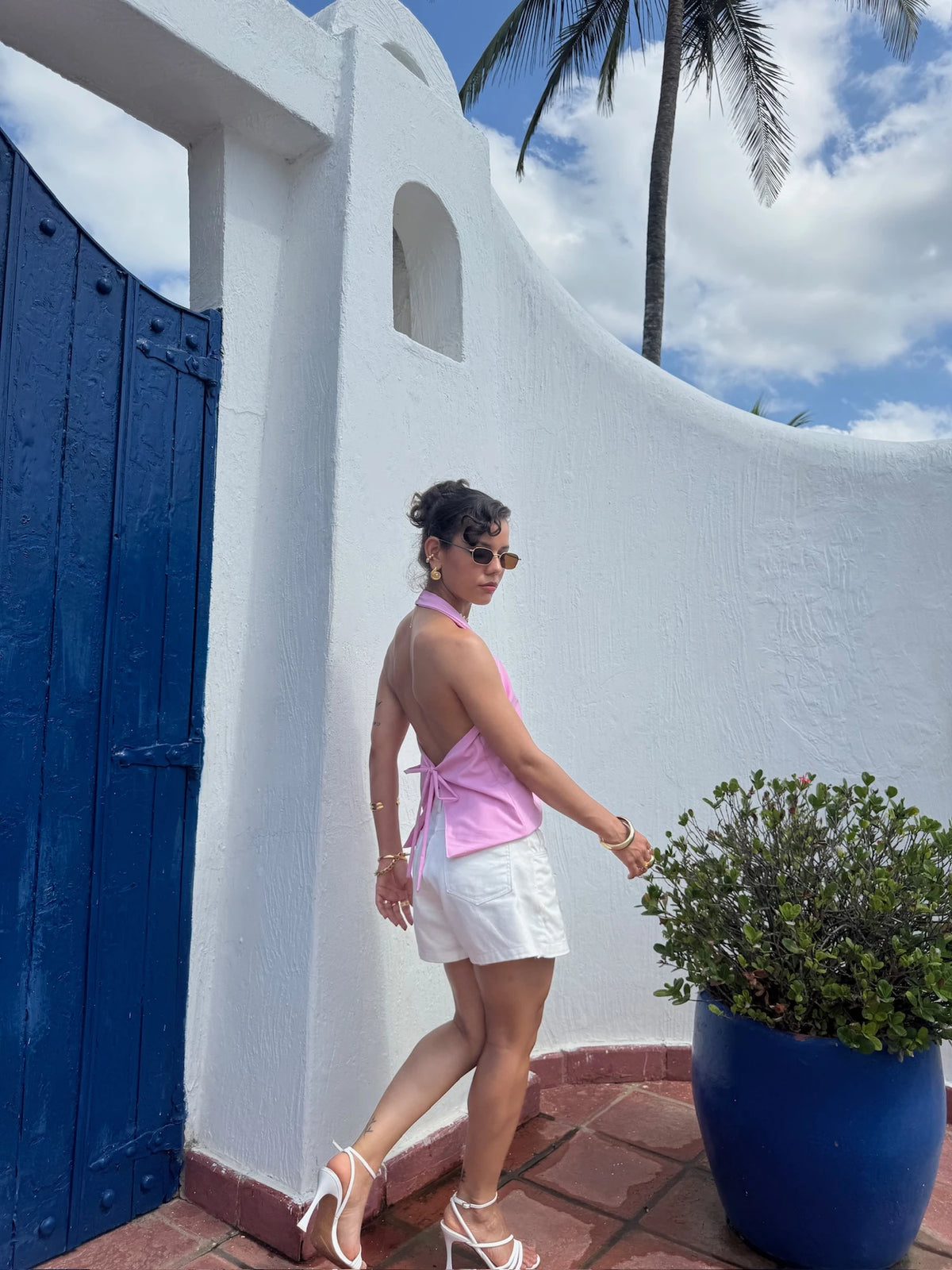 Blusa Lazos Rosa