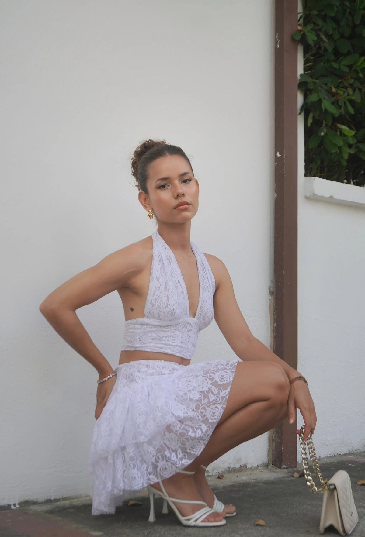 Top Encaje Blanco