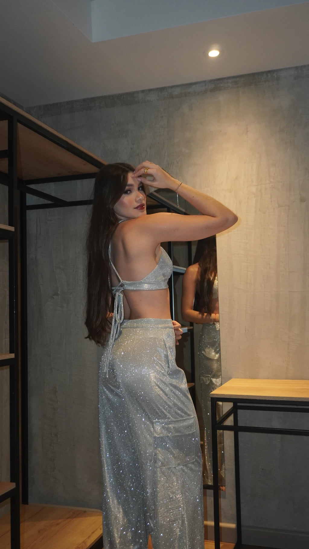 Pantalon Shine Silver