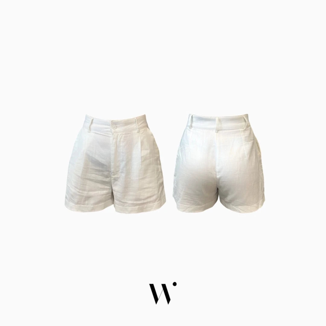 Short Lino Blanco
