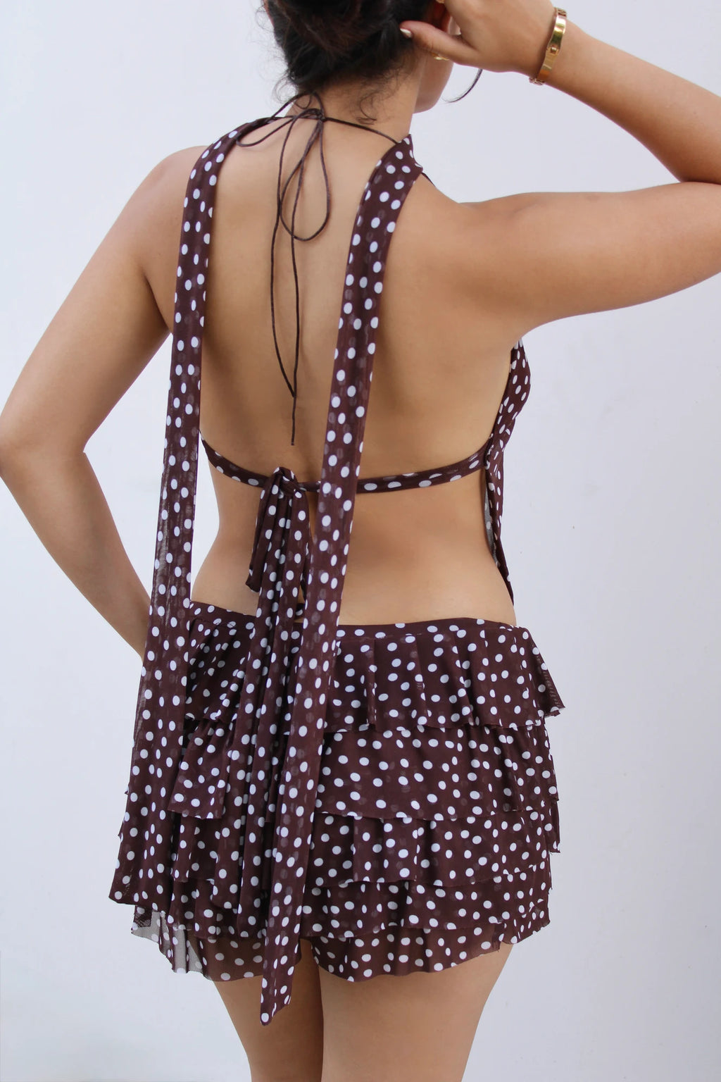 Blusa Polka Dots Cafe