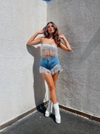 Crop Top Plank Flecos