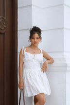 Vestido Ojalillo Romantico