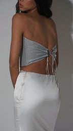 Corset Shine Plata