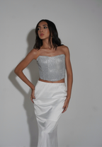 Corset Shine Plata