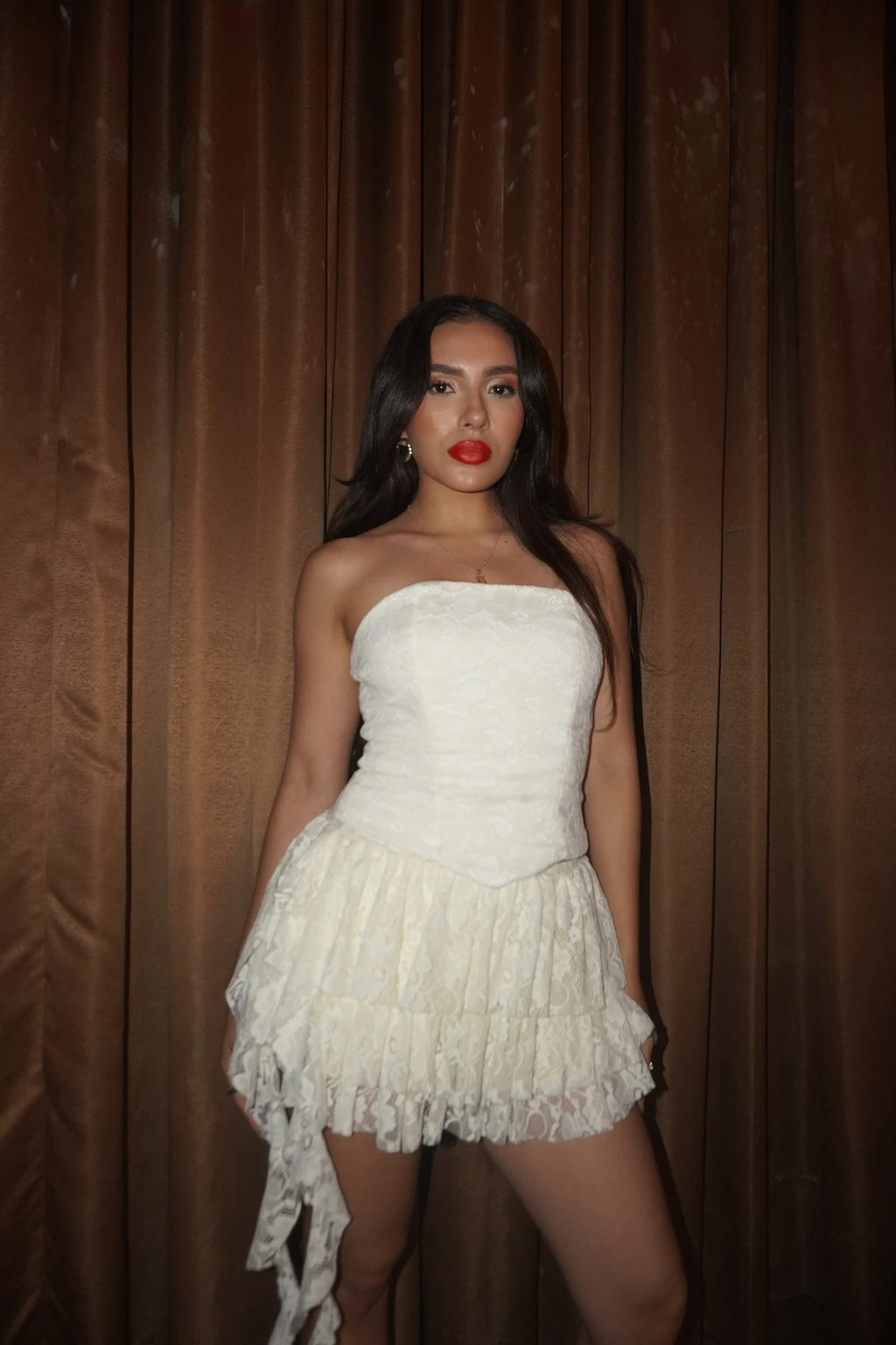 Corset Encaje Marfil
