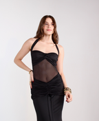 Body Mesh Nudo Negro