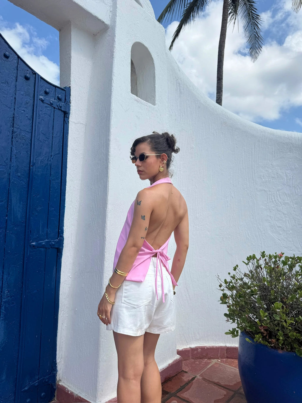 Blusa Lazos Rosa