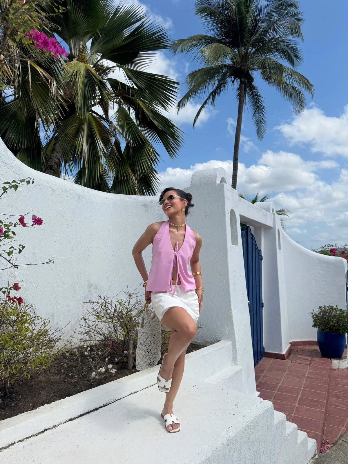 Blusa Lazos Rosa