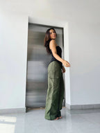 Pantalon Cargo Verde