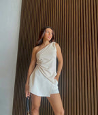 Blusa Asimetrica Texture Nude