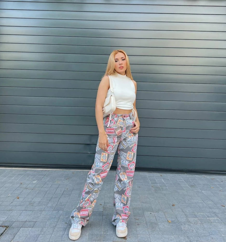 Pantalon Print Cars