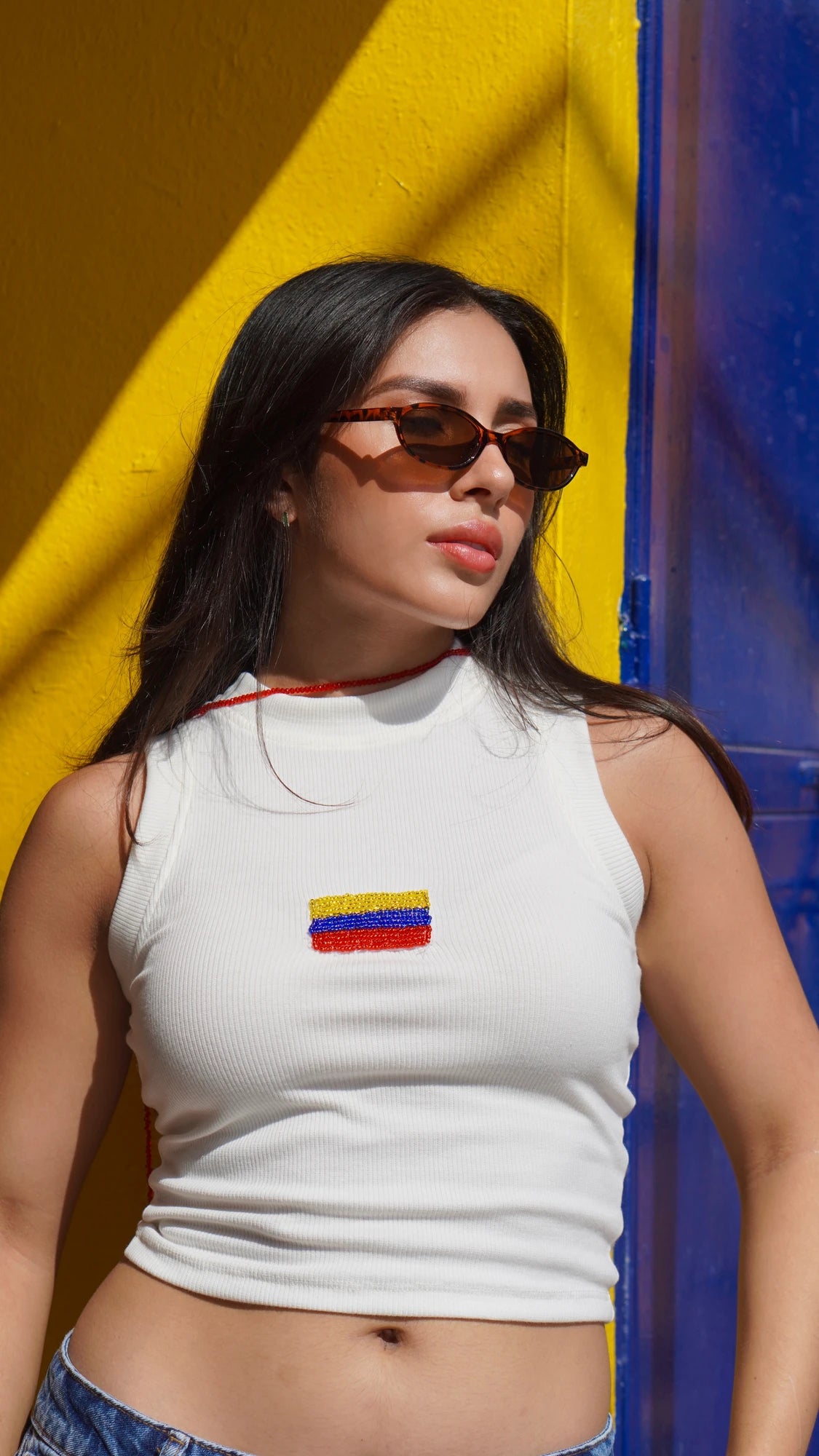 Tank Top Colombia Blanco