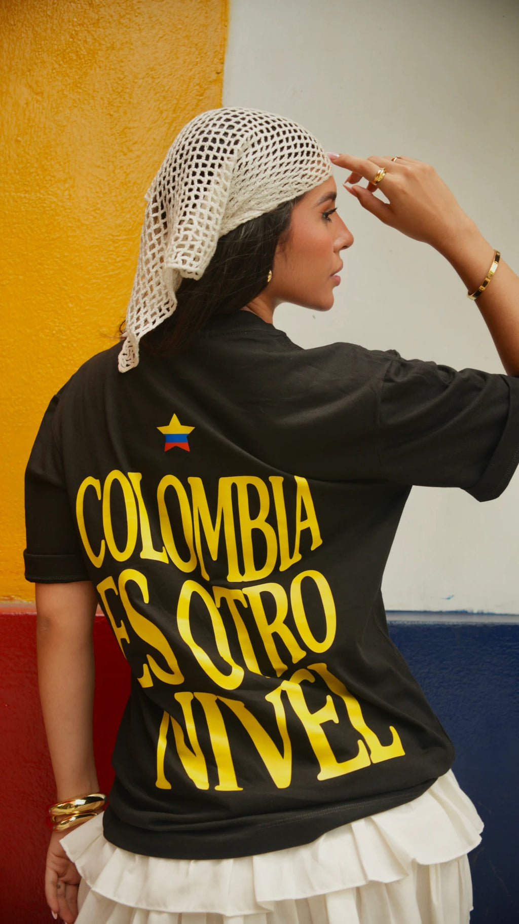 T-shirt Colombia Negra