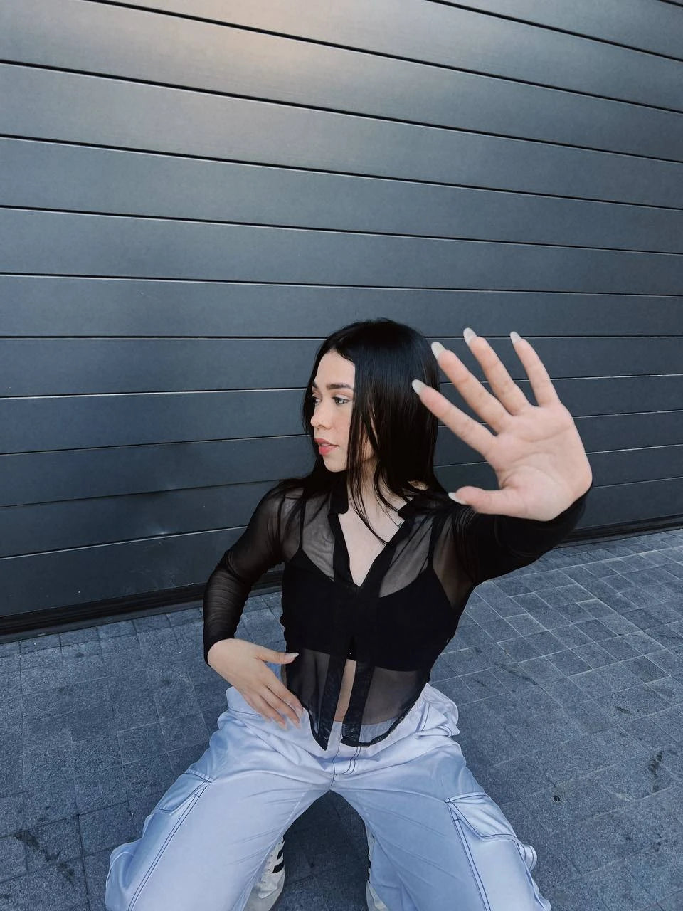 Buzo Mesh Negro