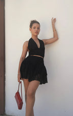 Top Encaje Negro
