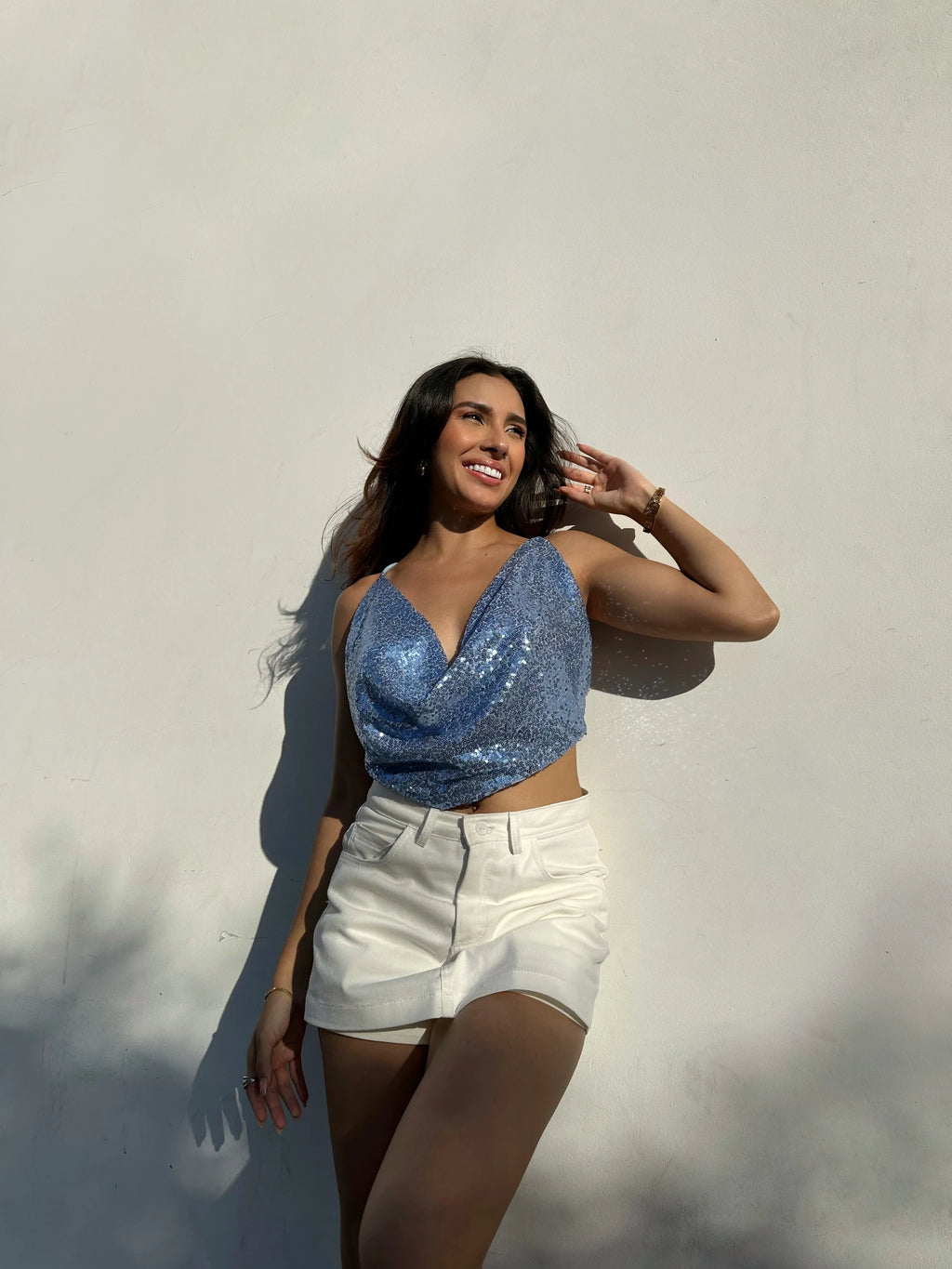 Top Shine Bib Baby Blue