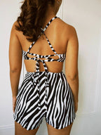 Crop Top Copas Zebra