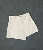 Falda Short Drill Beige