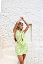 Falda Short Shine Verde