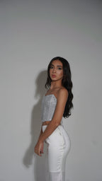 Corset Shine Plata