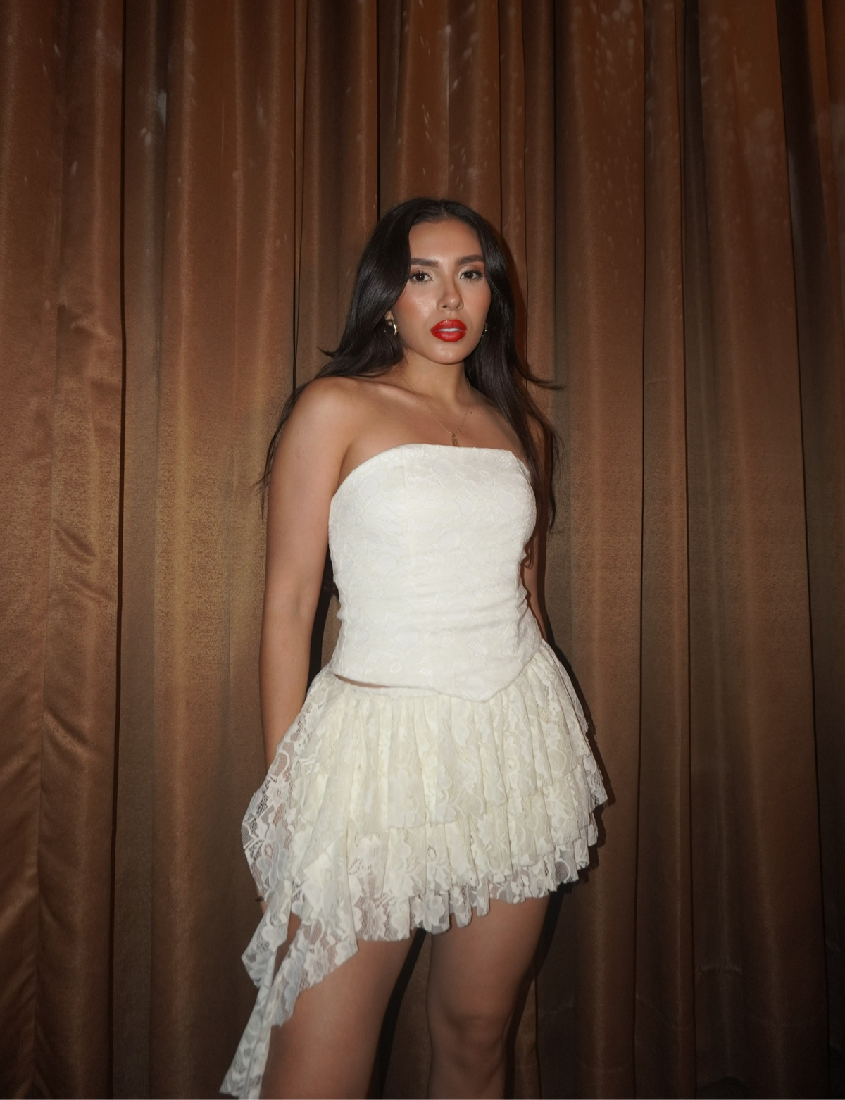 Corset Encaje Marfil