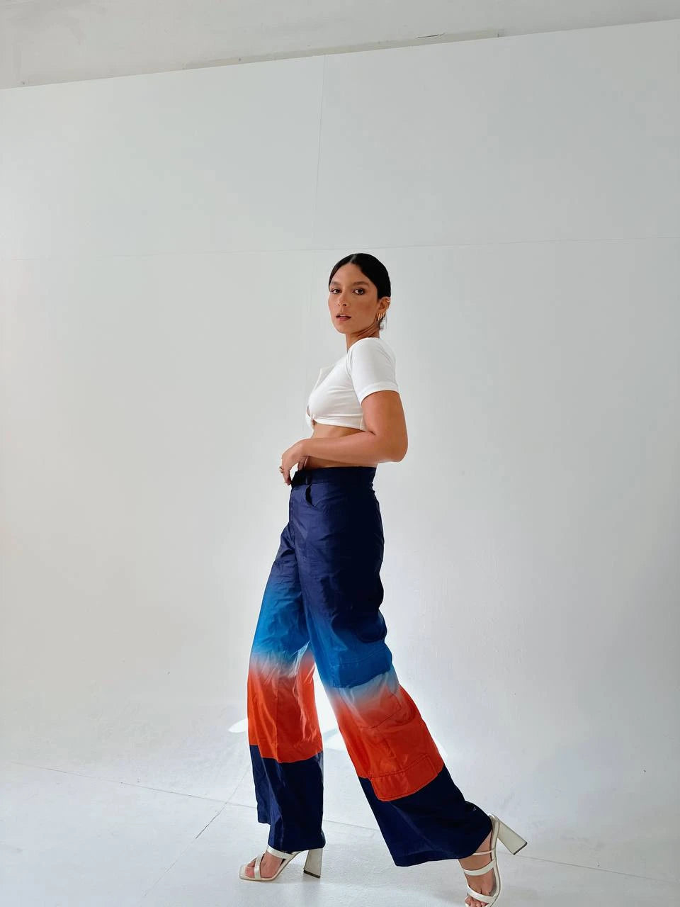 Pantalon Azul Degrade