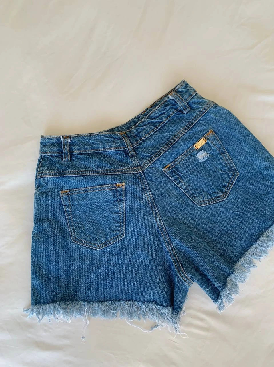 Short Denim Rotos Roca