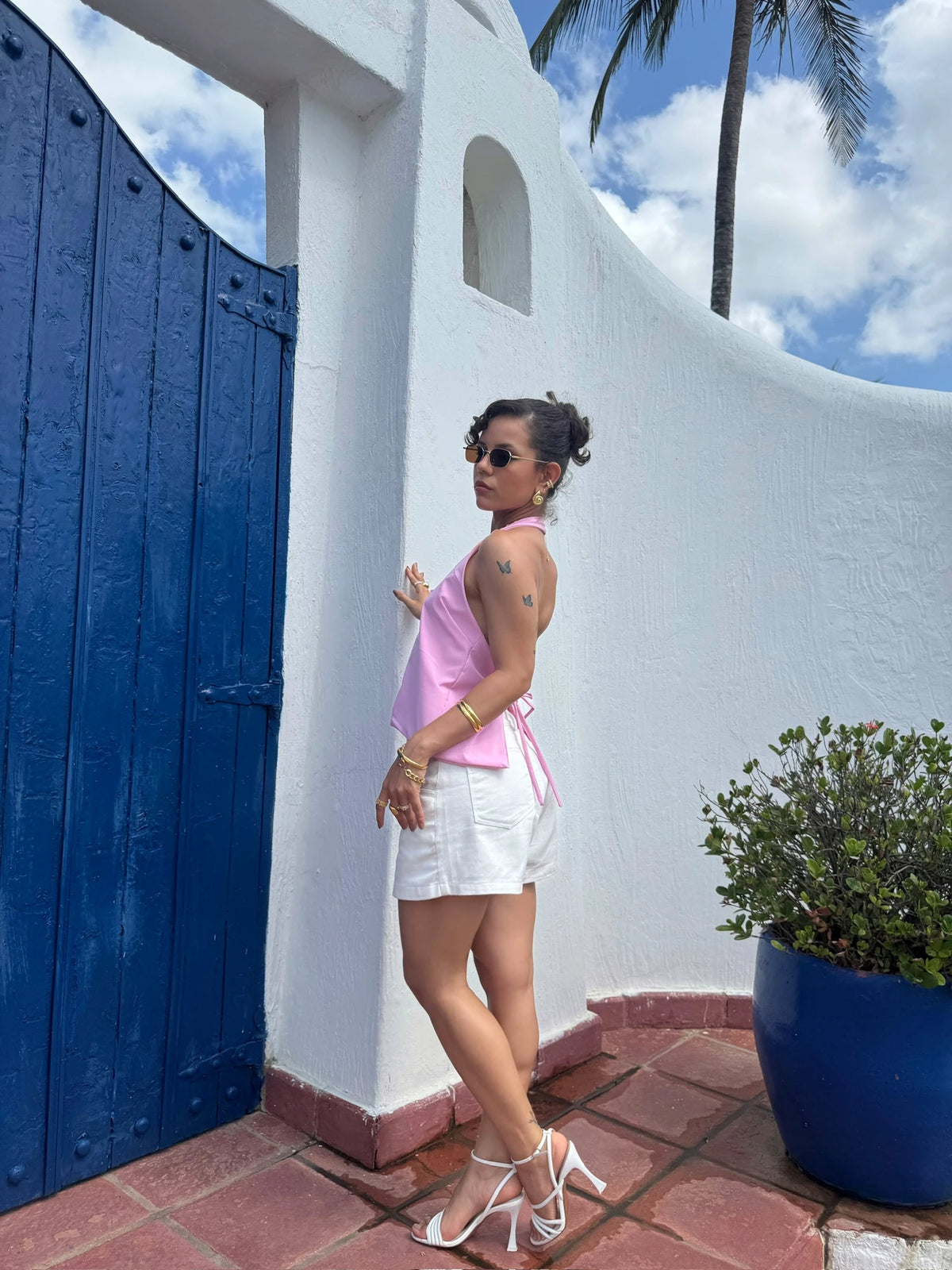 Blusa Lazos Rosa