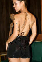 Blusa Bib Shine Backout Negra