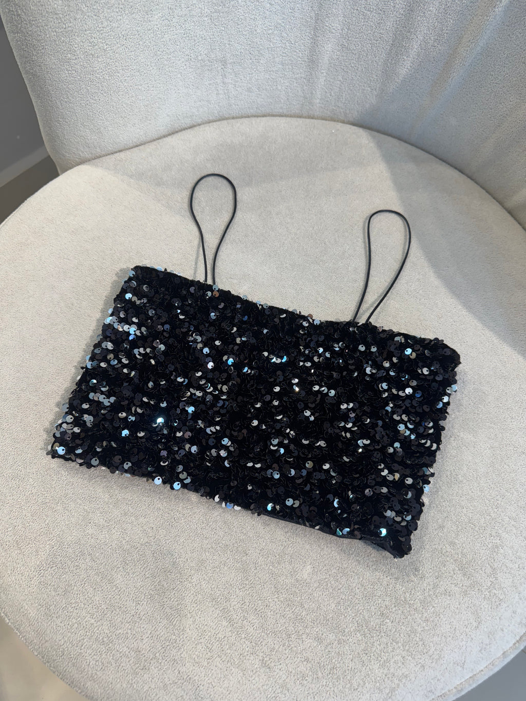 Crop Top Lentejuelas N&P