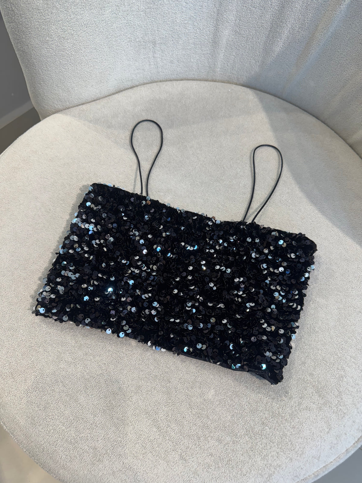 Crop Top Lentejuelas N&P