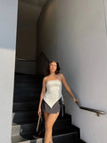 Irregular Top Largo Beige