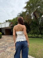 Corset Encaje Blanco
