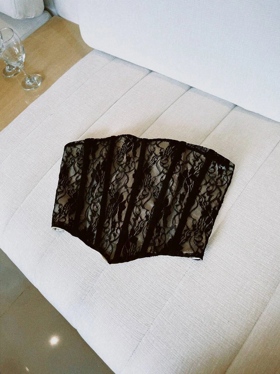 Corset Encaje Negro