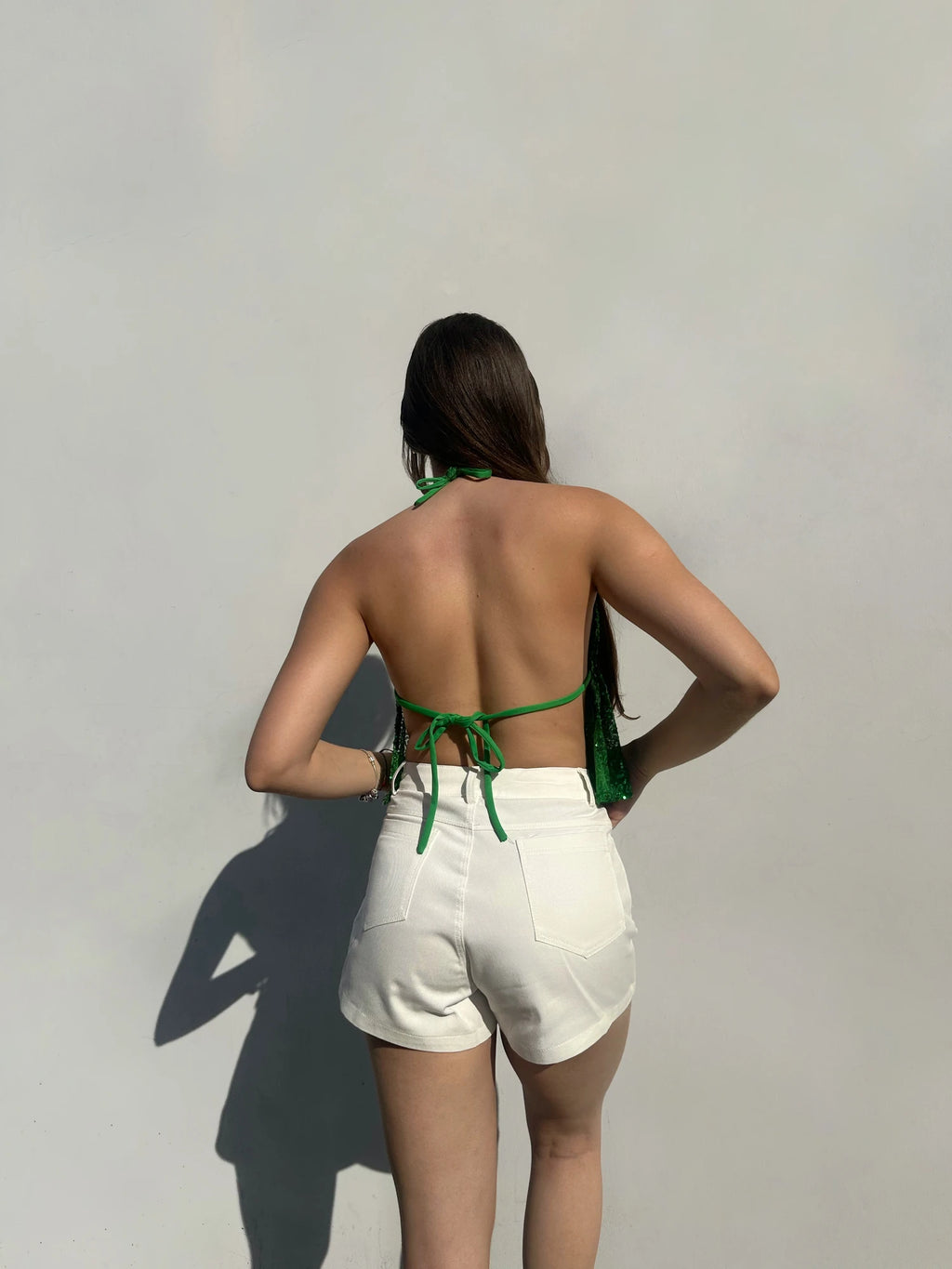 Top Shine Scarf Verde