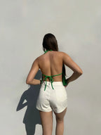 Top Shine Scarf Verde