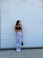 Crop Top Cruzado Negro