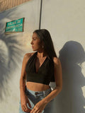 Crop Top en V