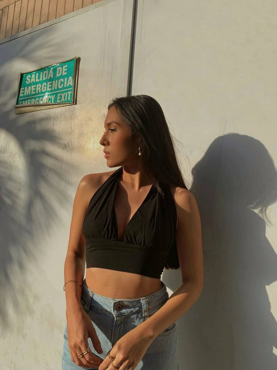 Crop Top en V