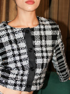 Chaqueta Shine Cuadros B&W