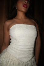 Corset Encaje Marfil